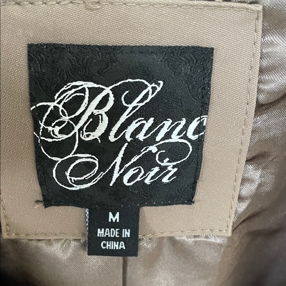 Blanc Noir Brown Trench Coat with Button Details - Picture 2 of 10